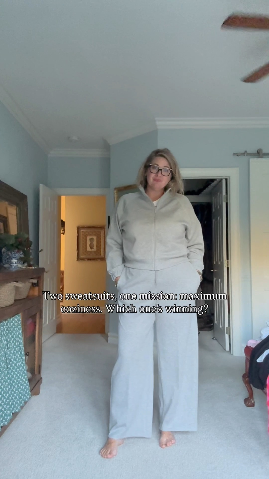 Two options for cozy sweatsuits for this fall!🍂🥐✨💖

#LTKOver40 #LTKSeasonal #LTKMidsize