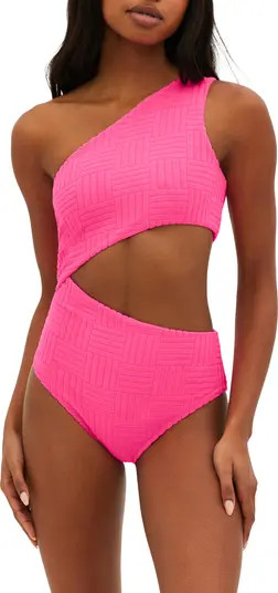 Celine Cutout One-Shoulder One-Piece Swimsuit | Nordstrom