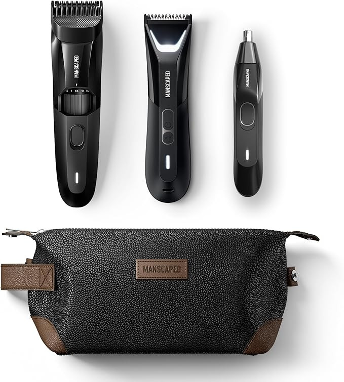MANSCAPED® Body, Beard & Face Bundle 5.0 - The Lawn Mower® 5.0 Ultra Groin & Body Hair Groomer,... | Amazon (US)