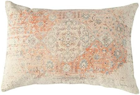 Creative Co-Op Heavily Distressed Multicolor Print Cotton Lumbar Pillows | Amazon (US)