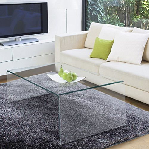 Tangkula Glass Coffee Table International Occasion Tea Table | Amazon (US)