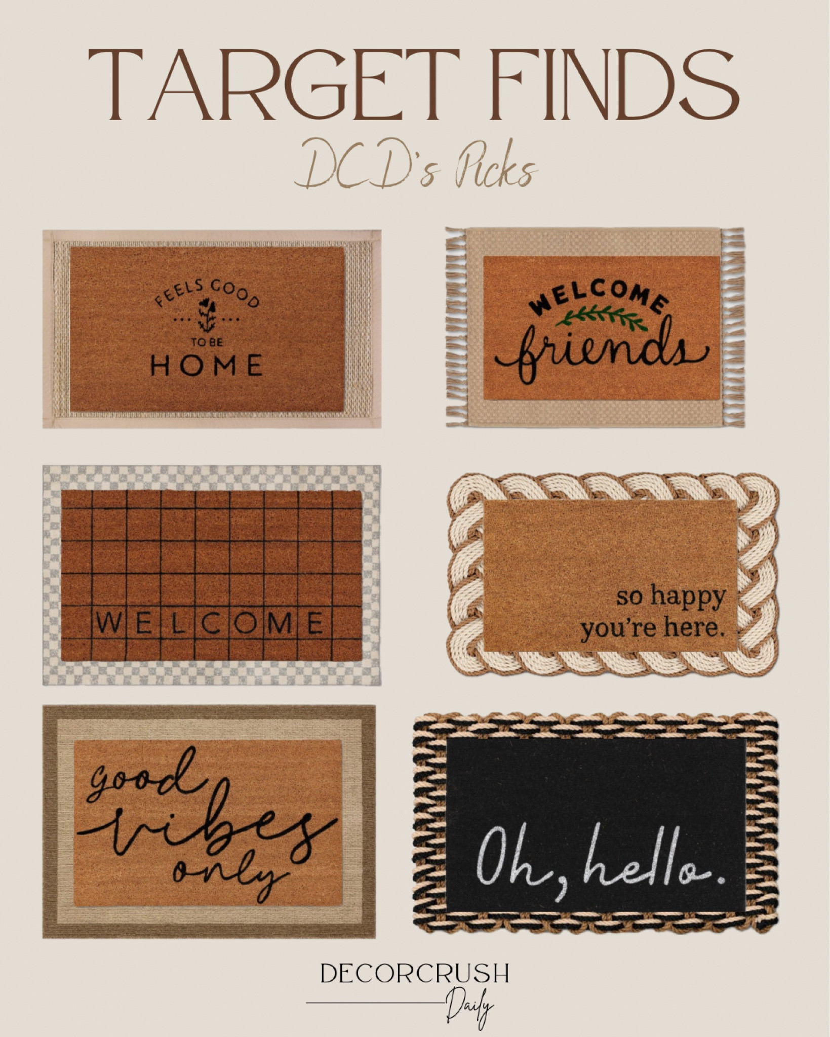 Target Home, Threshold, Studio McGee, Welcome Mat, Accent Rug, Outdoor Rug, Porch Decor, Hearth and Hand, Magnolia, Door Mat, Door Rug, McGee & Co, Target, 

#LTKhome #LTKstyletip #LTKSeasonal