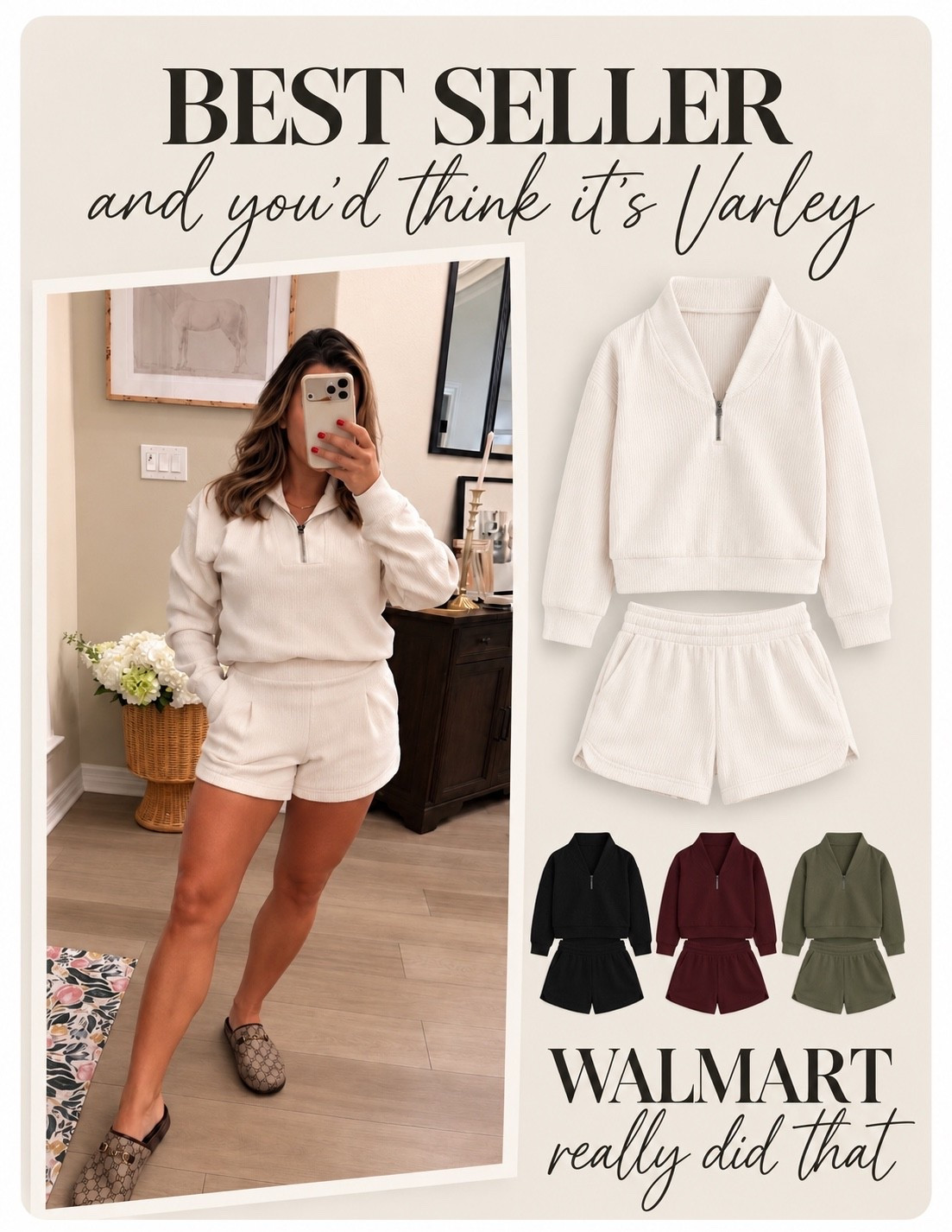 Walmart giving Varley vibes ❤️‍🔥❤️‍🔥 wearing an XS for reference.

#LTKootd #LTKdayinmylife #LTKSeasonal