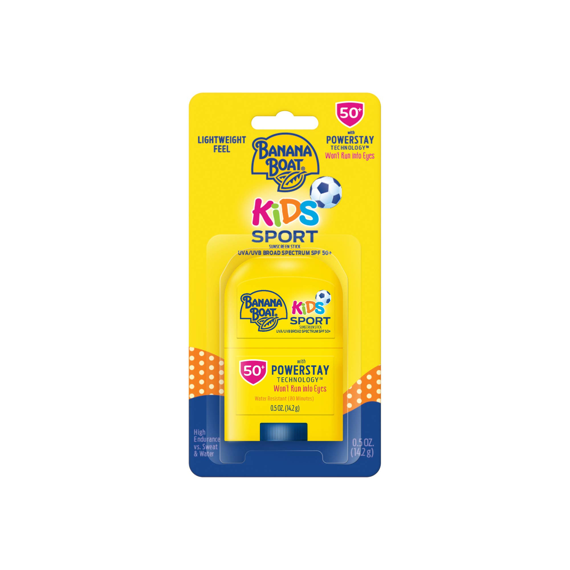 Banana Boat Sport Kids Sunscreen Stick SPF 50, 0.5oz | Travel Size Sunscreen for Kids, Childrens ... | Amazon (US)