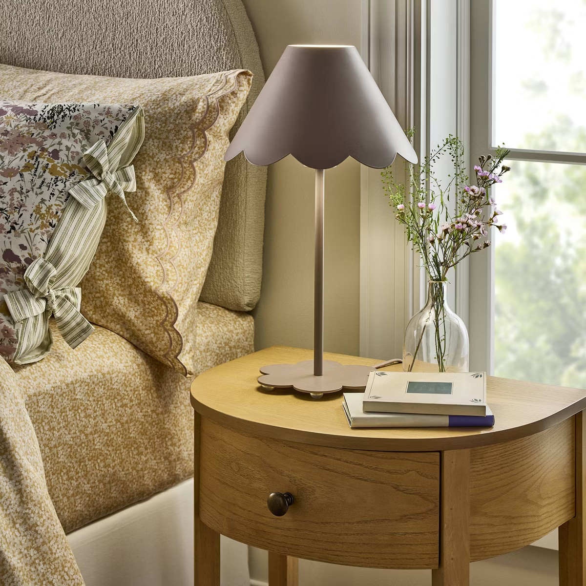 Scallop Shade Metal Table Lamp Purple - Threshold™ designed with Studio McGee | Target