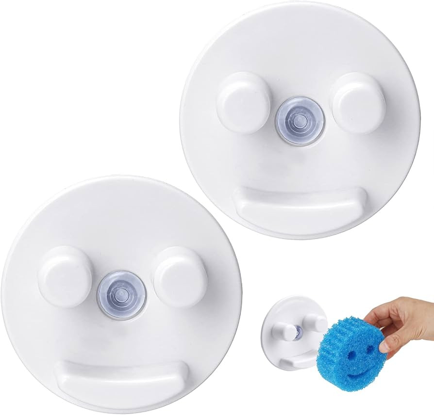 Sponge Holder, Sink Caddy w/Suction Cup Installation, Sponge Organizer for Kitchen/Bathroom Sink,... | Amazon (US)