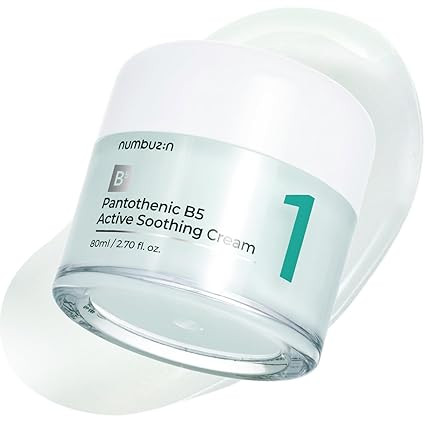 numbuzin No.1 Pantothenic B5 Active Soothing Cream | Remove sebum and skin troubles, Pantothenic ... | Amazon (US)