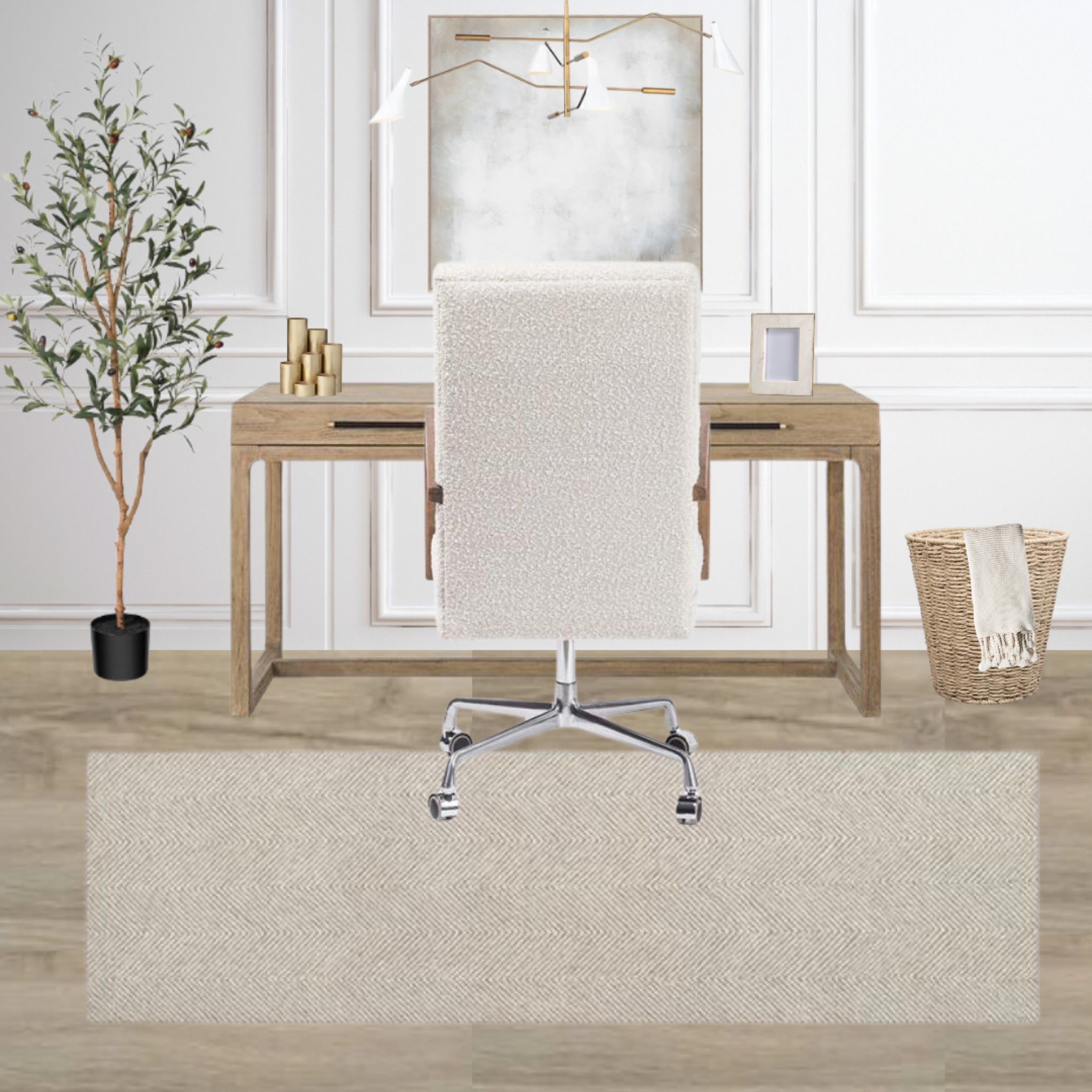 Home office, office decor, office furniture, desk, desk chair, rug, sideboard, curtains, home office design, office chair, desk chair 

#LTKhome #LTKworkwear #LTKU