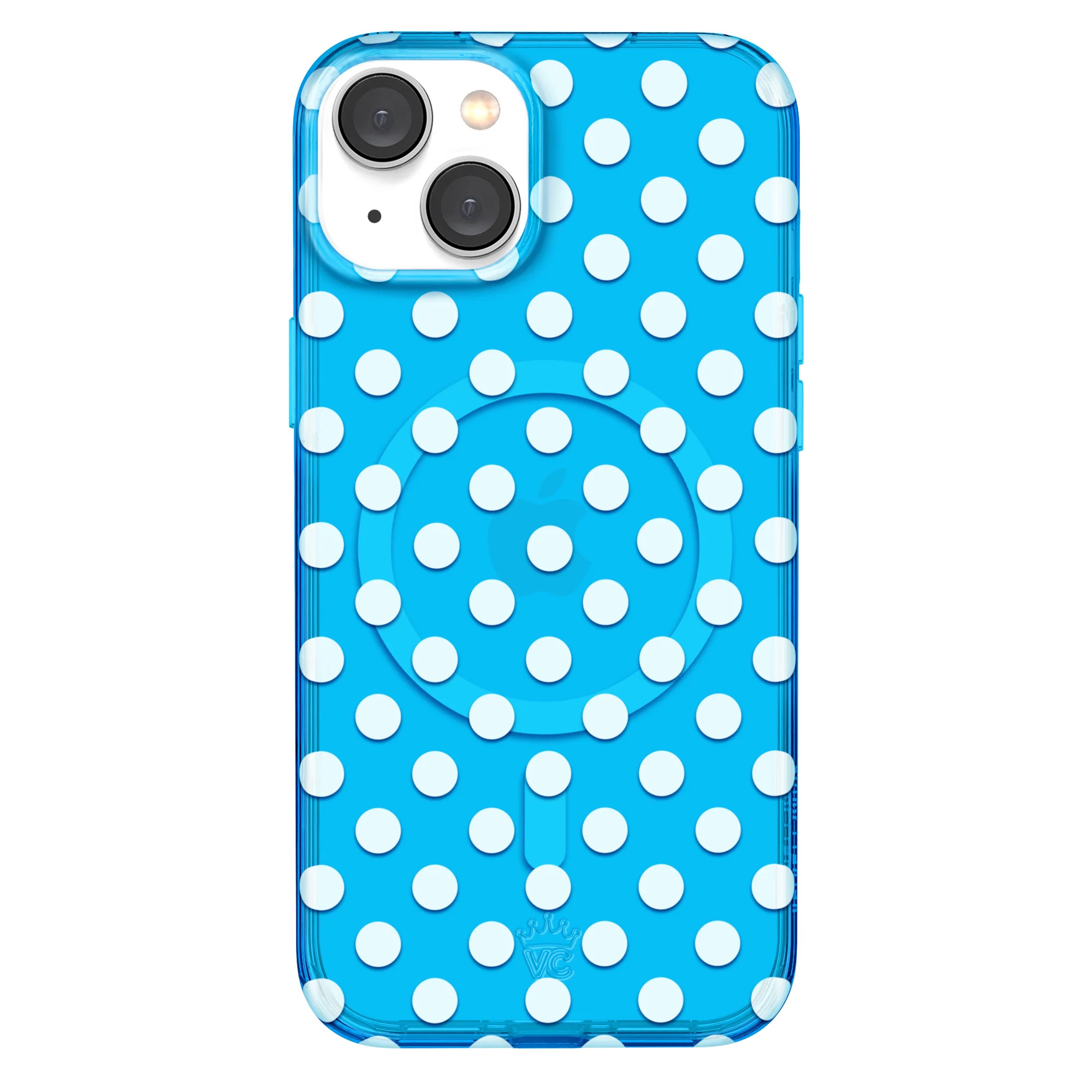 Aquamarine Polka Dot iPhone Case | Velvet Caviar