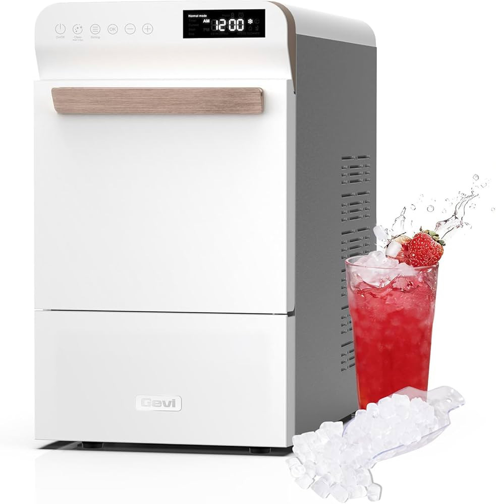 Gevi Nugget Ice Maker Countertop 40lbs/24H, Pebble Ice Machine with Programmable Timer,Self-Clean... | Amazon (US)