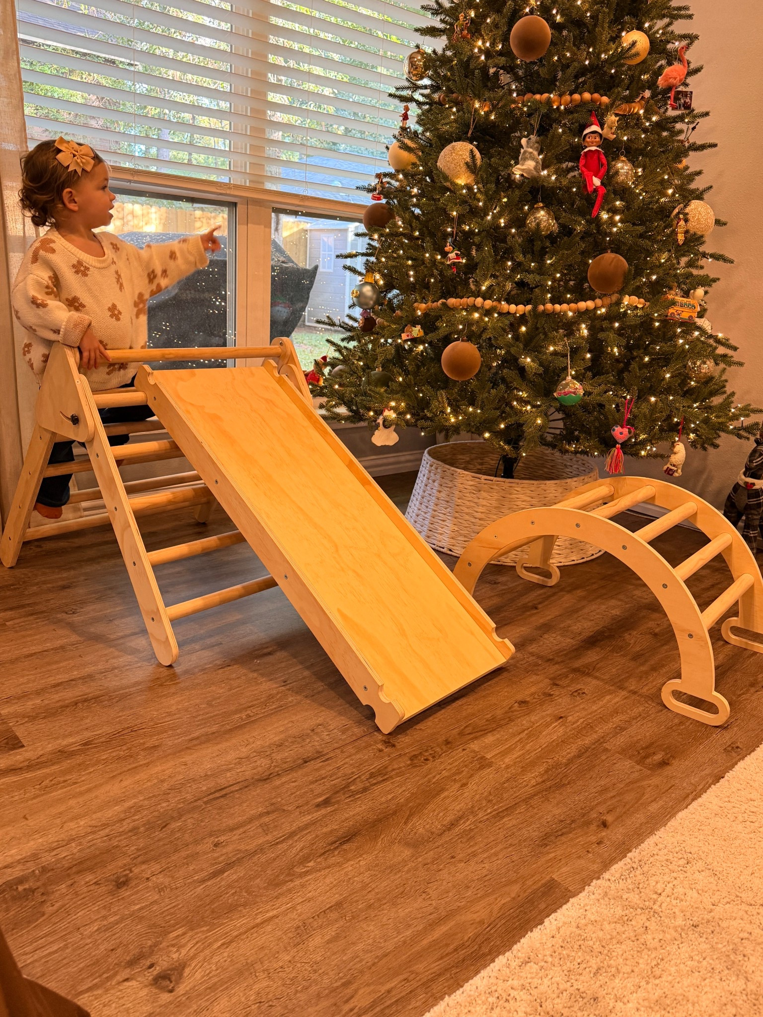 We got this for my daughter’s first birthday and we’ve used everyday since! Perfect gift for a toddler who loves to climb! This exact one is out of stock but wish we would’ve gotten one with a padding for the rocker! Doubles as a slide!!

#LTKKids #LTKHoliday #LTKGiftGuide