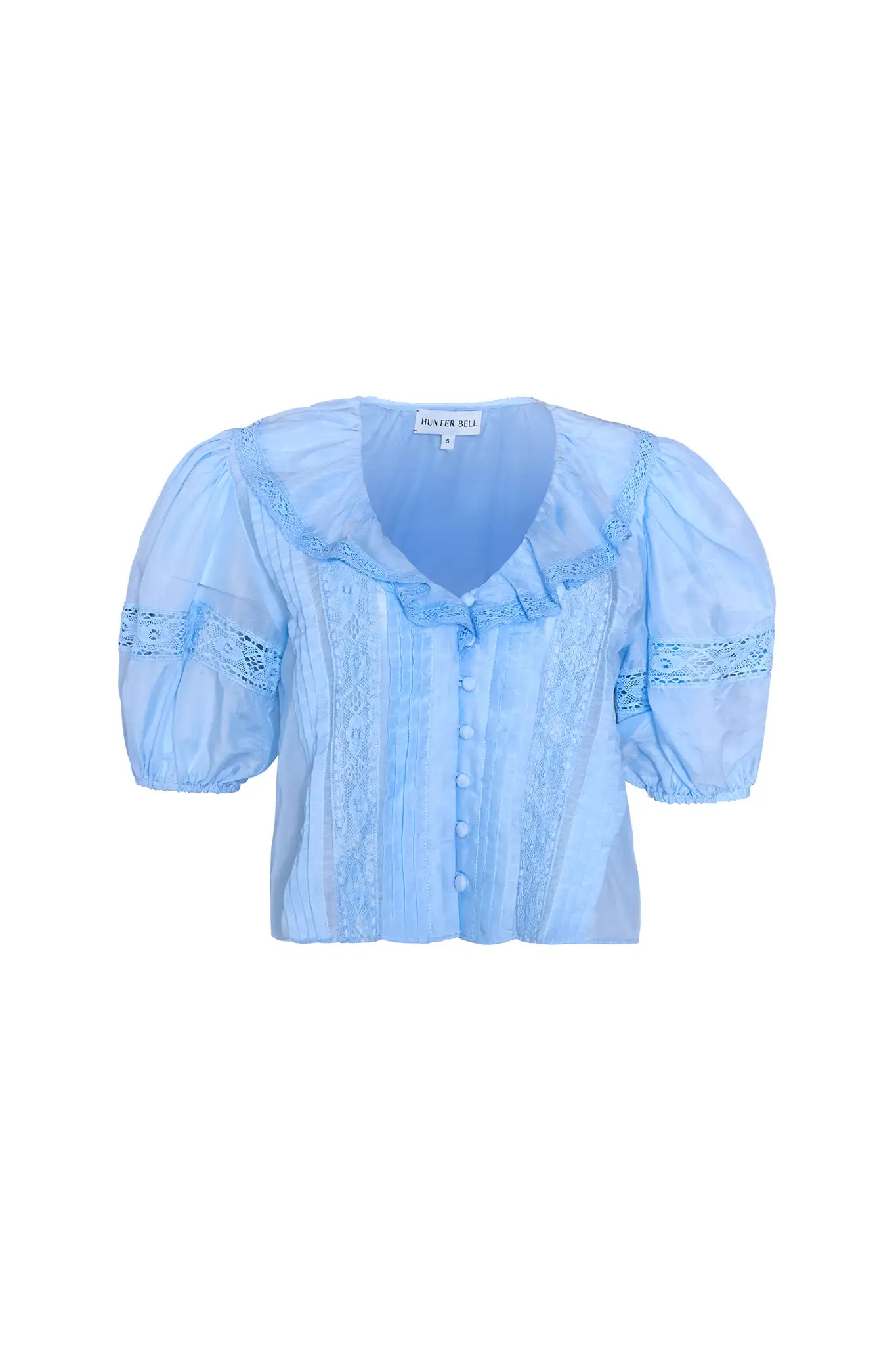 Mare Top | Ruffled Puff Sleeve Top | Hunter Bell | Hunter Bell