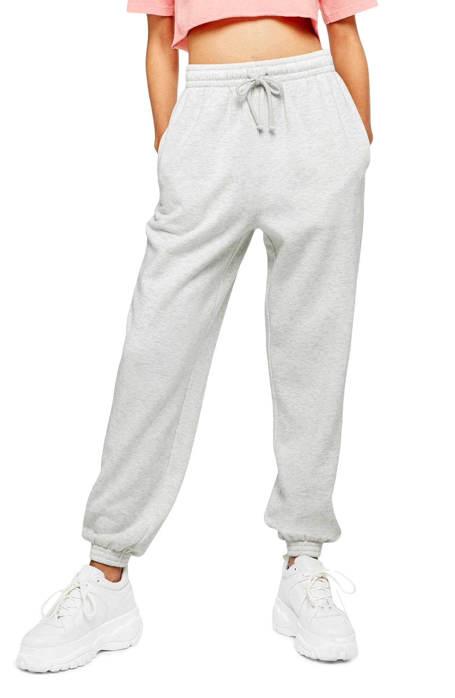 High Waist Cotton Blend Sweatpants | Nordstrom