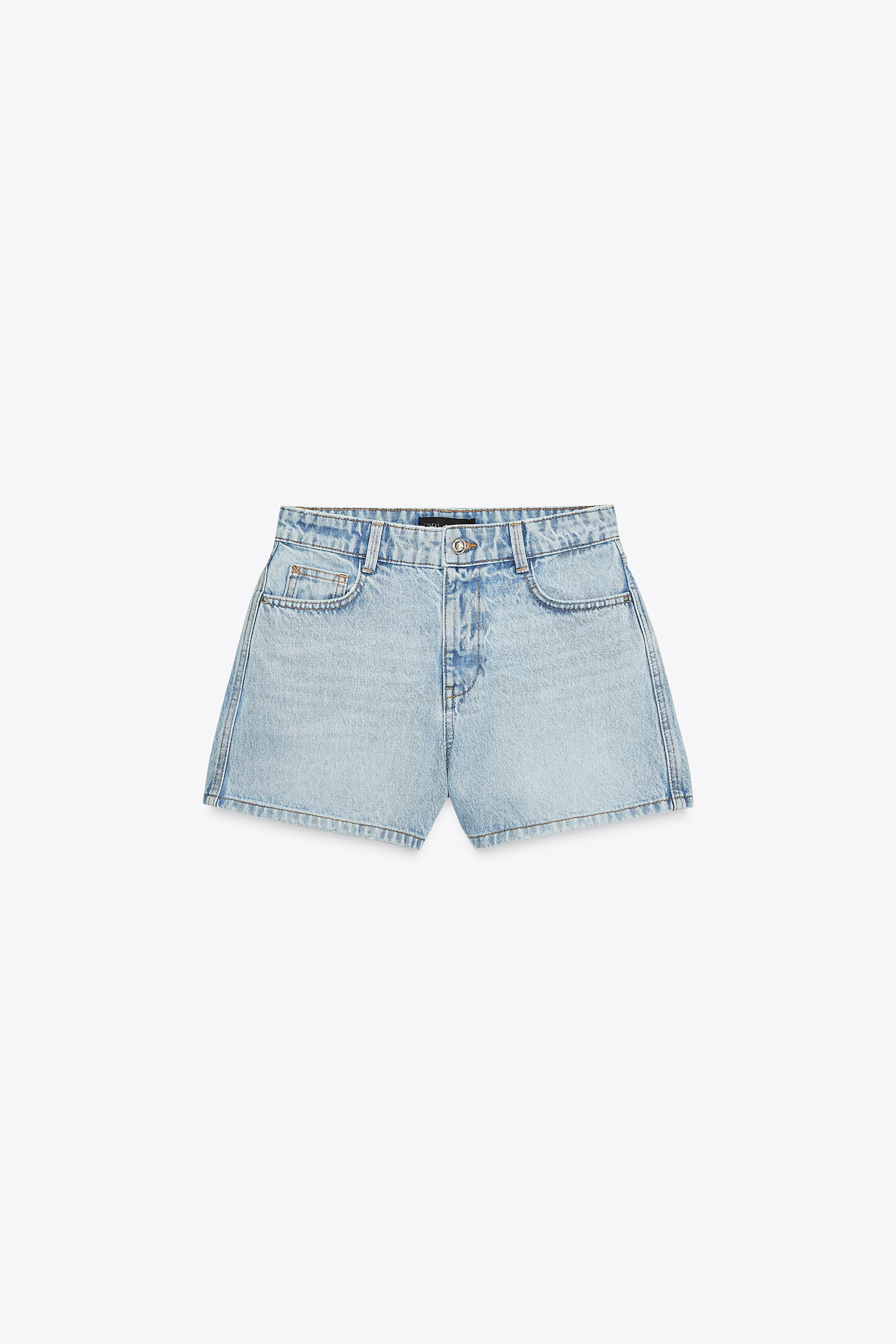 Z1975 HIGH-WAIST MOM FIT SHORTS | Zara US