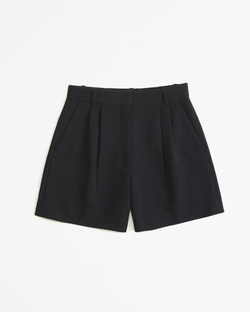 Abercrombie & Fitch Women's A&F Sloane Tailored Short in Black - Size 31 | Abercrombie & Fitch (US)