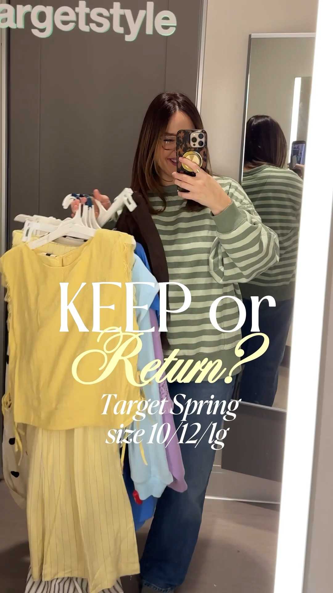 Keep or return // target spring finds - all true to size (most of the brands run big so wearing a medium) 

#LTKMidsize #LTKSpringSale