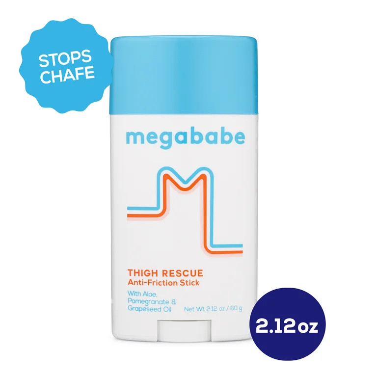 Megababe Thigh Rescue Anti-Chafe Stick, Prevents Skin Chafe & Irritation, 2.12 oz | Walmart (US)