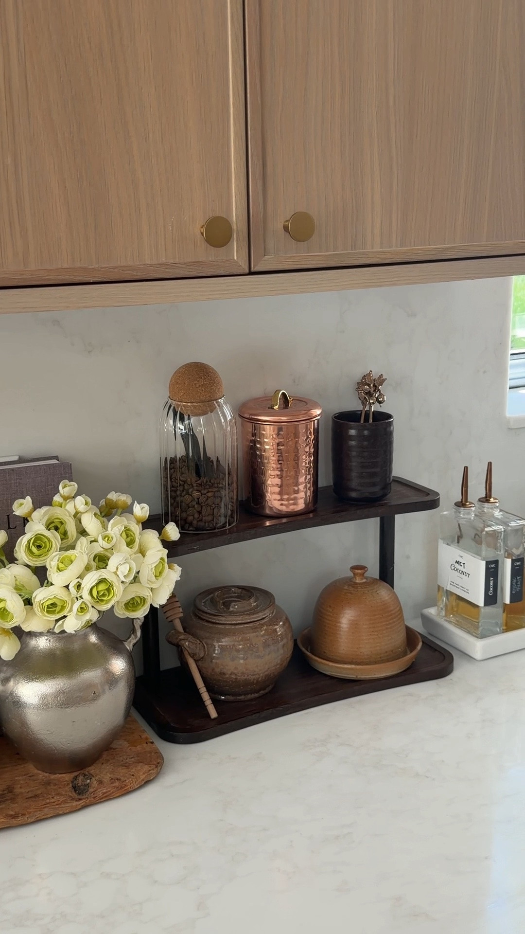 ☕️ The secret to a coffee station that never looks cluttered.

This two-tier stand adds so much extra storage without taking up additional counter space. One of the best upgrades I’ve made to this little corner of my kitchen. 

coffee station, coffee bar, coffee corner, kitchen organization, kitchen decor, countertop styling, coffee lover, coffee essentials, morning routine, organized kitchen, home decor inspiration, home finds #amazonhome #amazonfinds ☕️
