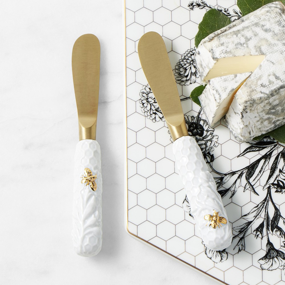 Honeycomb Cheese Spreaders, Set of 2 | Williams-Sonoma