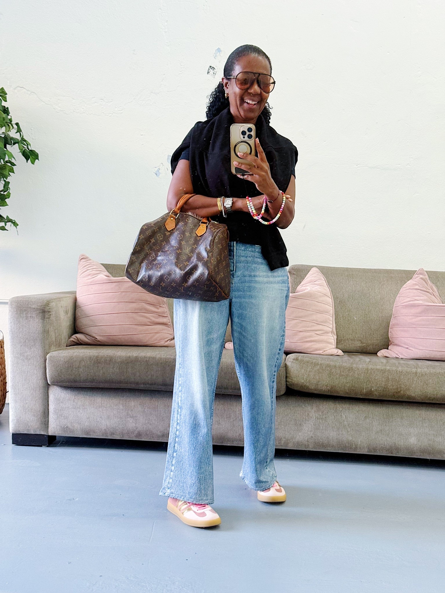 My new favorite lounge pants. The look like jeans, but they’re terry cloth! I’m wearing a size 25.

#ragandbone

#LTKOver40 #LTKgrwm #LTKdayinmylife