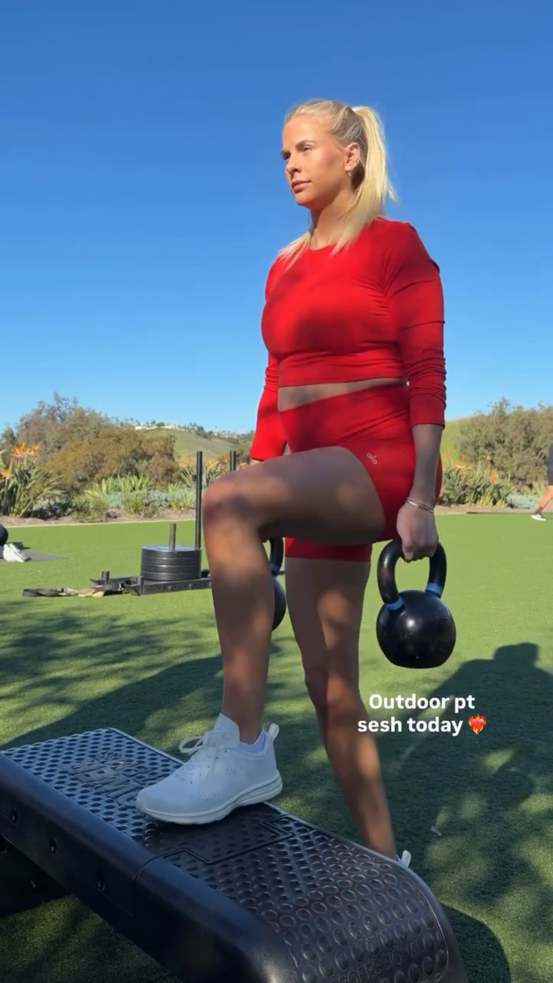 Wearing a medium in top & bottom, shoes are tts! #kathleenpost

Workout wear, Pilates outfit, strength training look, bump friendly, maternity look



#LTKActive #LTKBump #LTKfitnessgoals

#LTKValentine #LTKmorningroutine