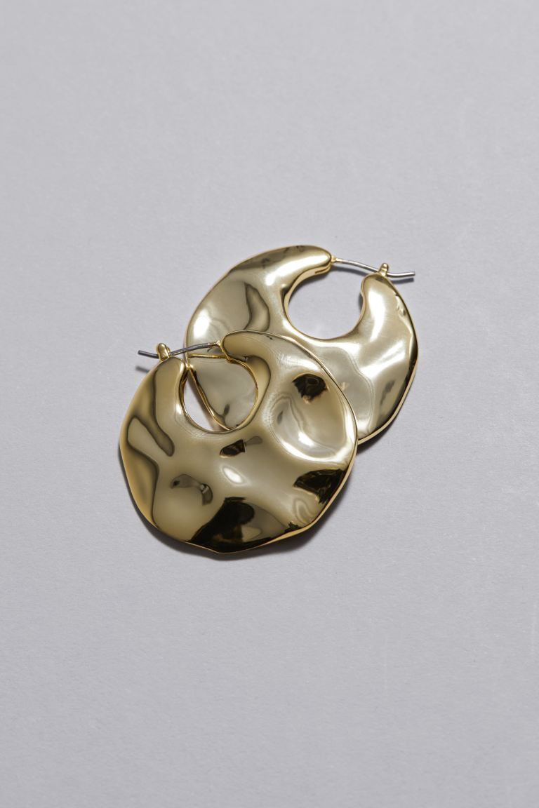 Organic Shaped Sculptural Hoops | H&M (UK, MY, IN, SG, PH, TW, HK)