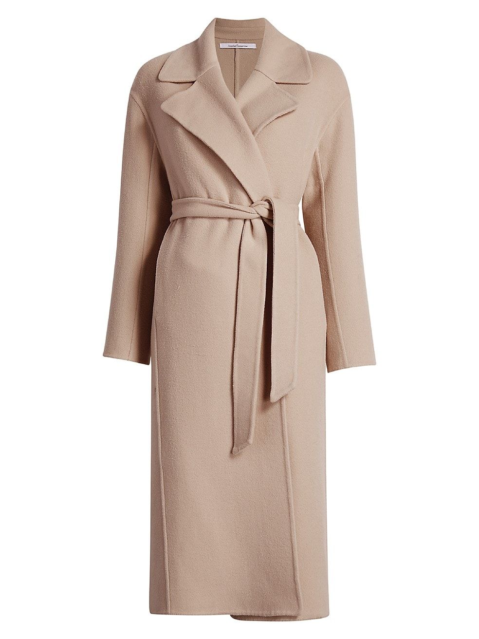 Another Tomorrow Core Belted Merino Wool Coat | Saks Fifth Avenue