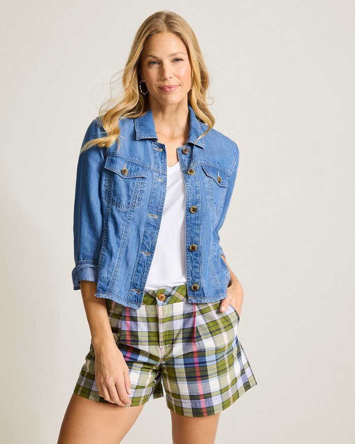 Chambray O'Lei Linen-Blend Jacket | Tommy Bahama