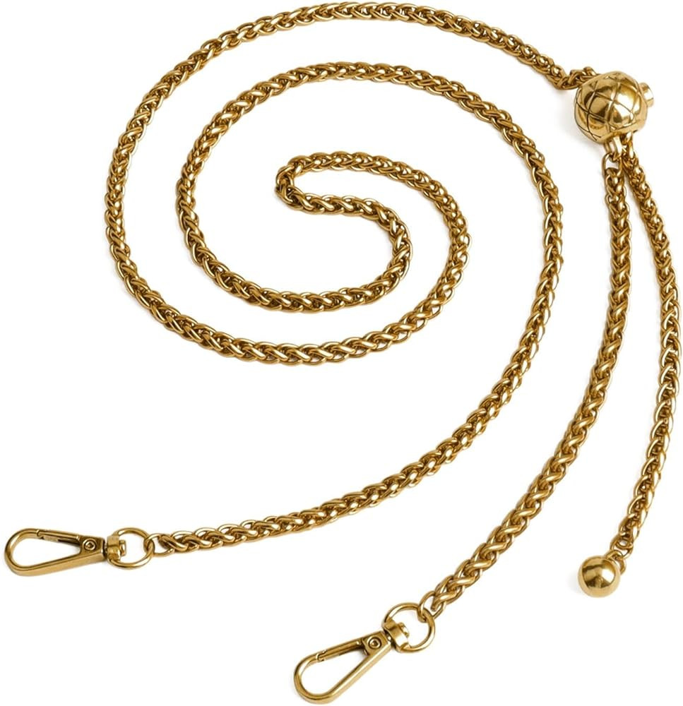 BEAULEGAN Thin Purse Chain Strap Adjustable - Replacement for Small Shoulder Crossbody Bag, 51 In... | Amazon (US)