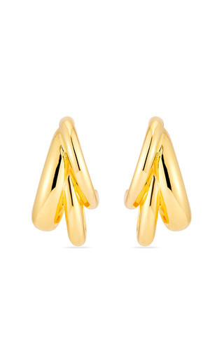 Triple Time 14K Gold Vermeil Earrings | Moda Operandi (Global)
