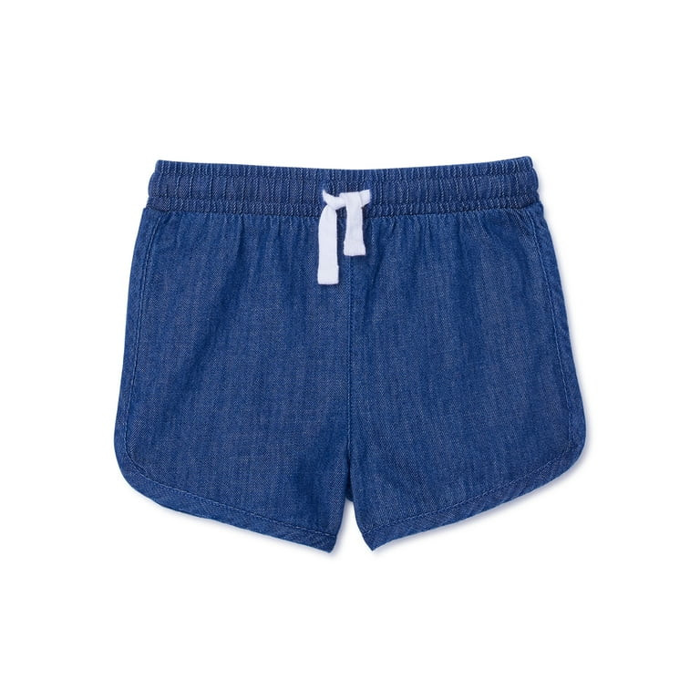 Garanimals Toddler Girl Denim Dolphin Short, Sizes 18M-5T | Walmart (US)