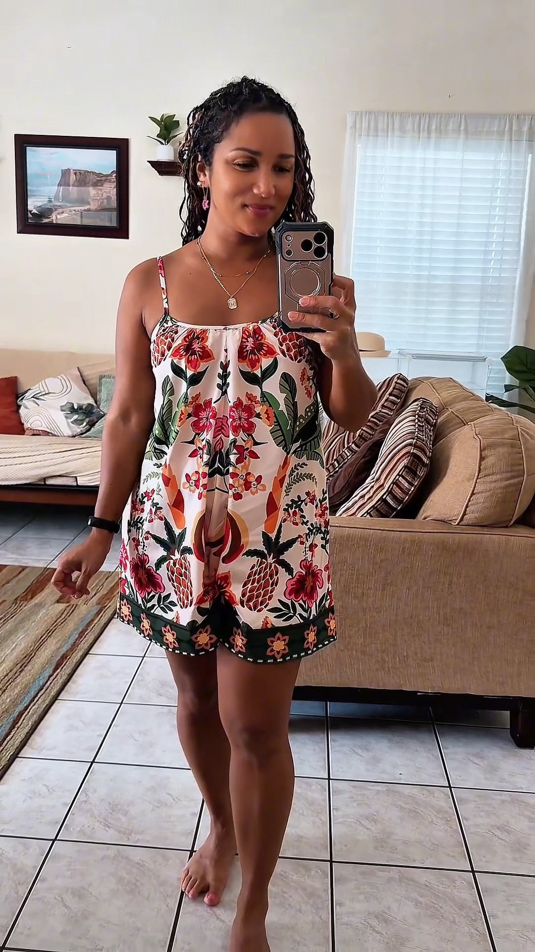 This chic, Farm Rio-inspired romper is lightweight, flowy, and made for sunny summer days. Effortless style without the designer price tag. ☀️ It runs oversized so I’m wearing a size XS as a size 6 normally. 

Summer romper, summer outfit, European summer, beach romper

#LTKootd #LTKPetite #LTKSeasonal

#LTKootd #LTKOver40 #LTKSeasonal