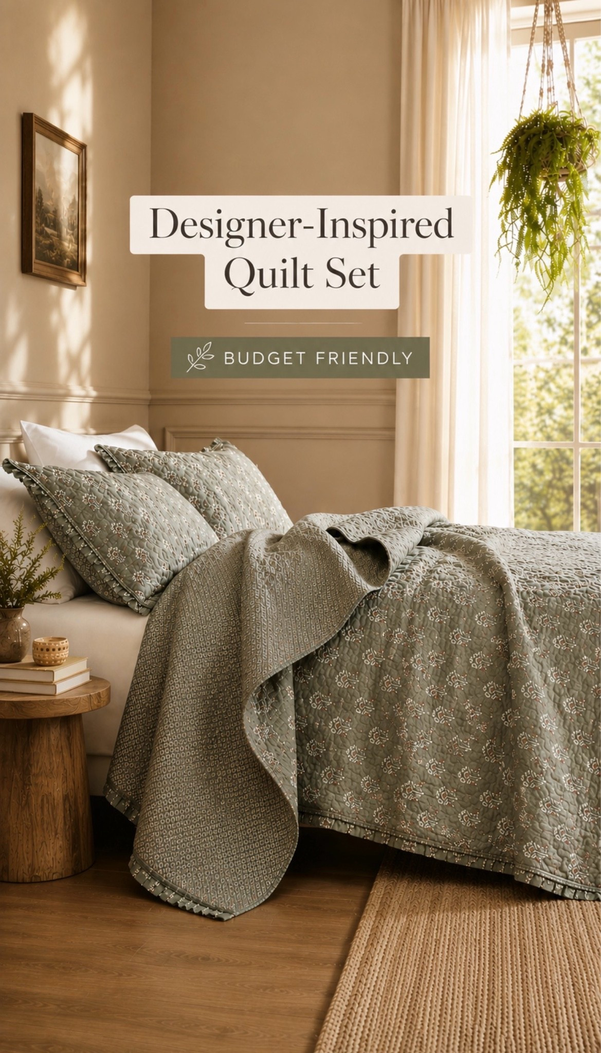 Love the designer-inspired look of this quilt set from Amazon. It is soft, timeless, and such a beautiful way to refresh a bedroom without the designer price tag.

#LTKHome #LTKSaleAlert