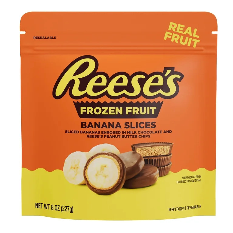 Reese’s Milk Chocolate Frozen Fruit Banana Slices, 8oz | Walmart (US)