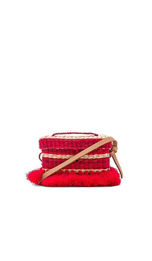 Nannacay Baby Phiphi Tote With Leather Strap in Red. | Revolve Clothing