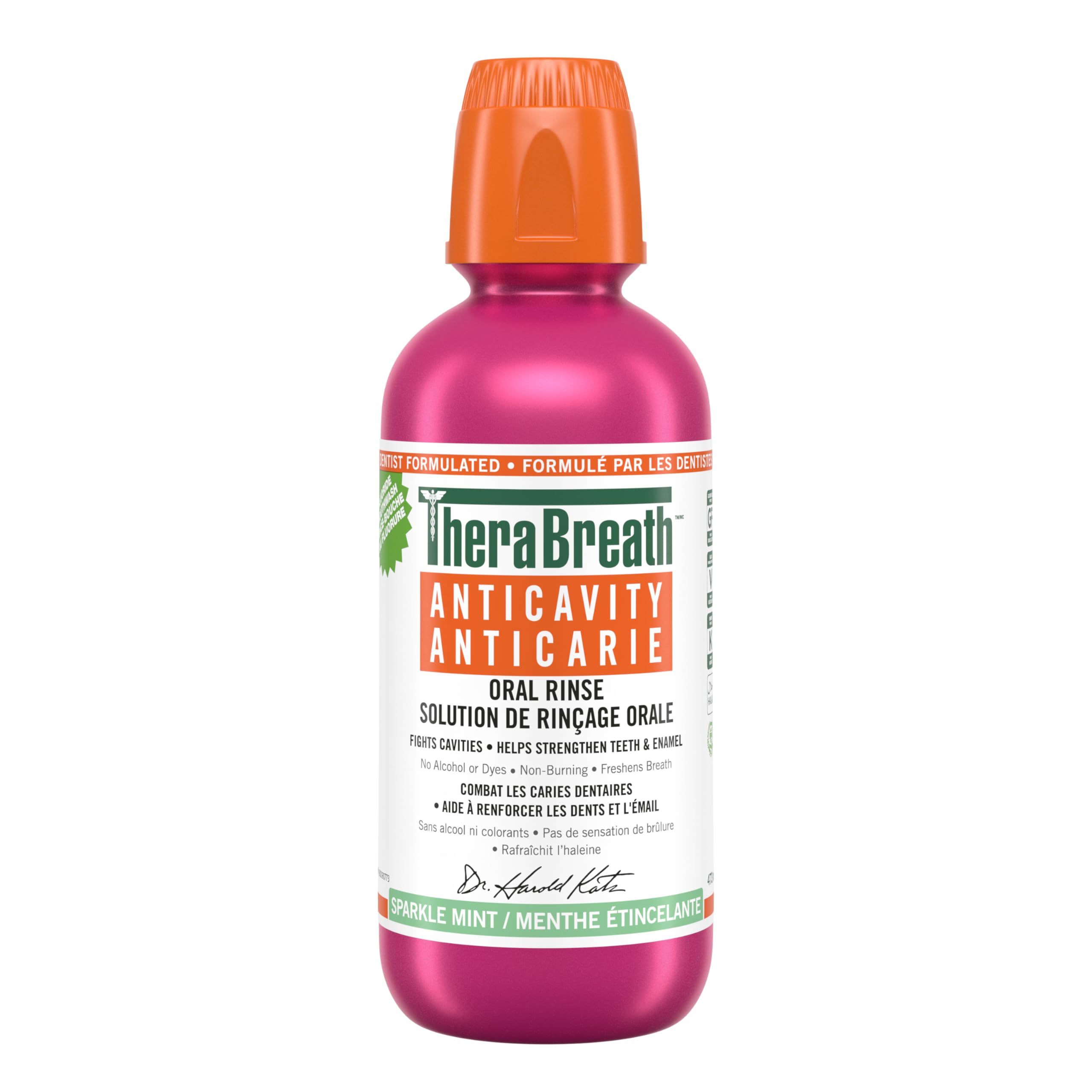 Therabreath Healthy Smile oral Rinse - sparkle Mint | Fluoride & Xylitol - Fights Cavities for 24... | Amazon (CA)
