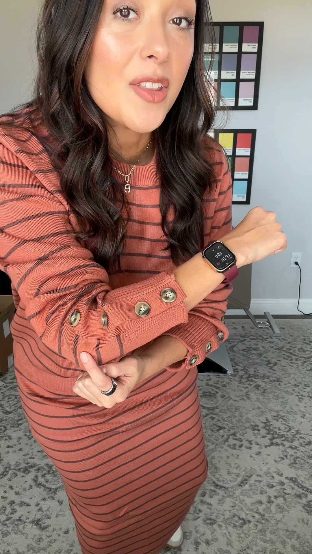 Love this matching set for autumns. So many color for different color seasons! I got it in Brick Red size XL because its more fitted! 

#LTKSeasonal #LTKMidsize #LTKFallSale