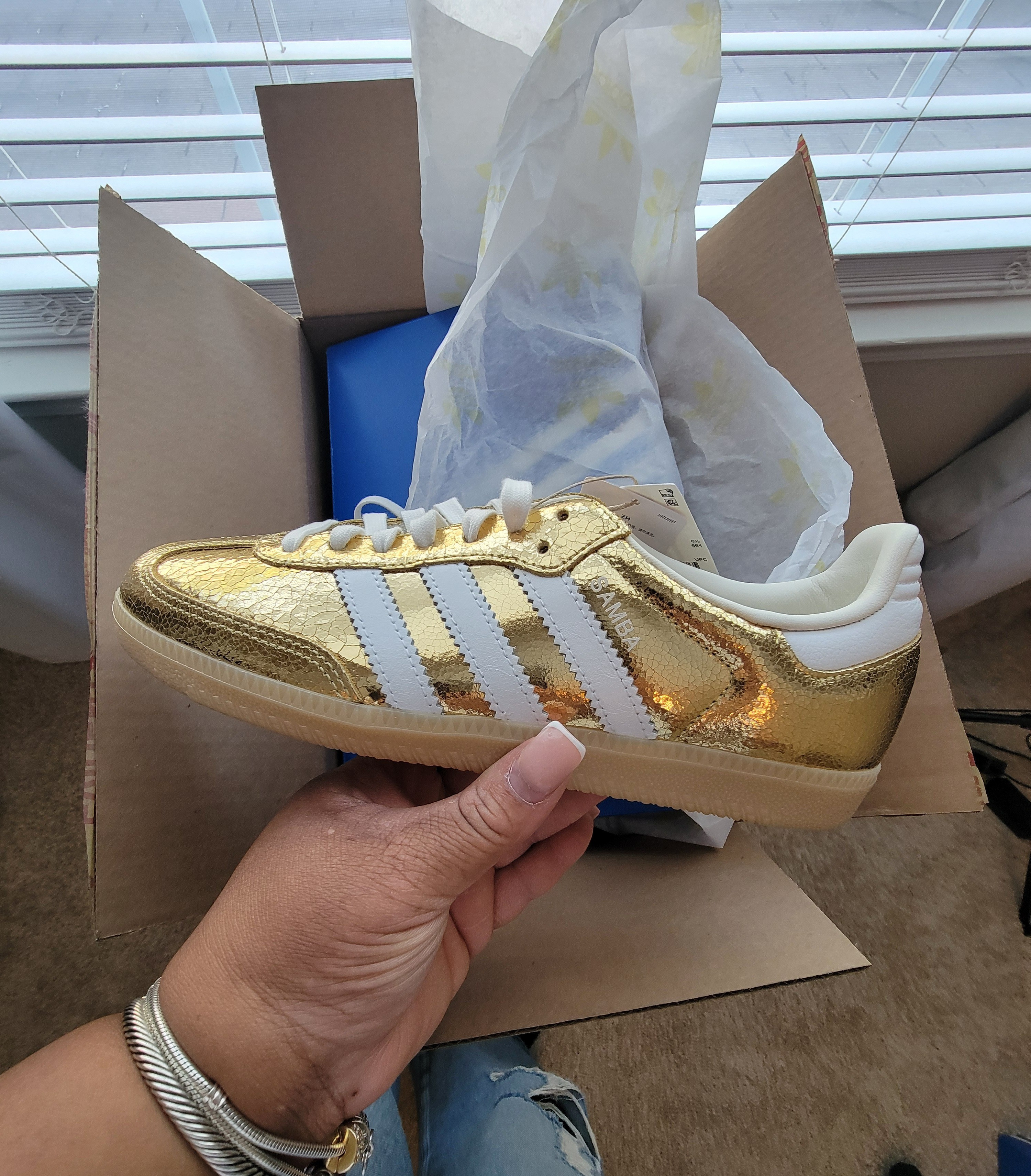Metallic Gold Adidas Samba 

#LTKFindsUnder100 #LTKStyleTip #LTKShoeCrush