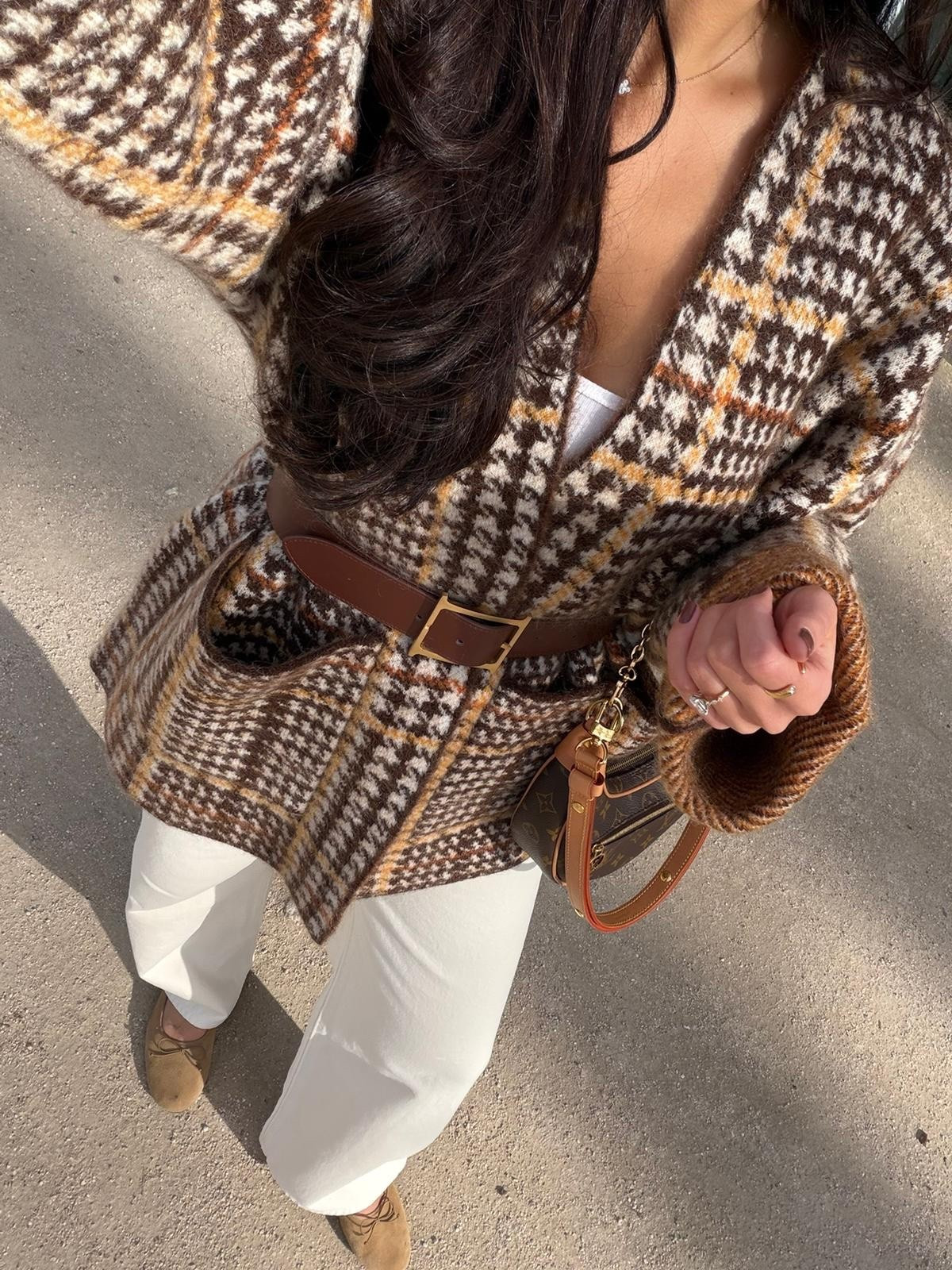 Spring OOTD for a day in Paris ☕️ white denim with chocolate brown and tan suede ballet flats

#LTKSeasonal #LTKootd #LTKSpringSale