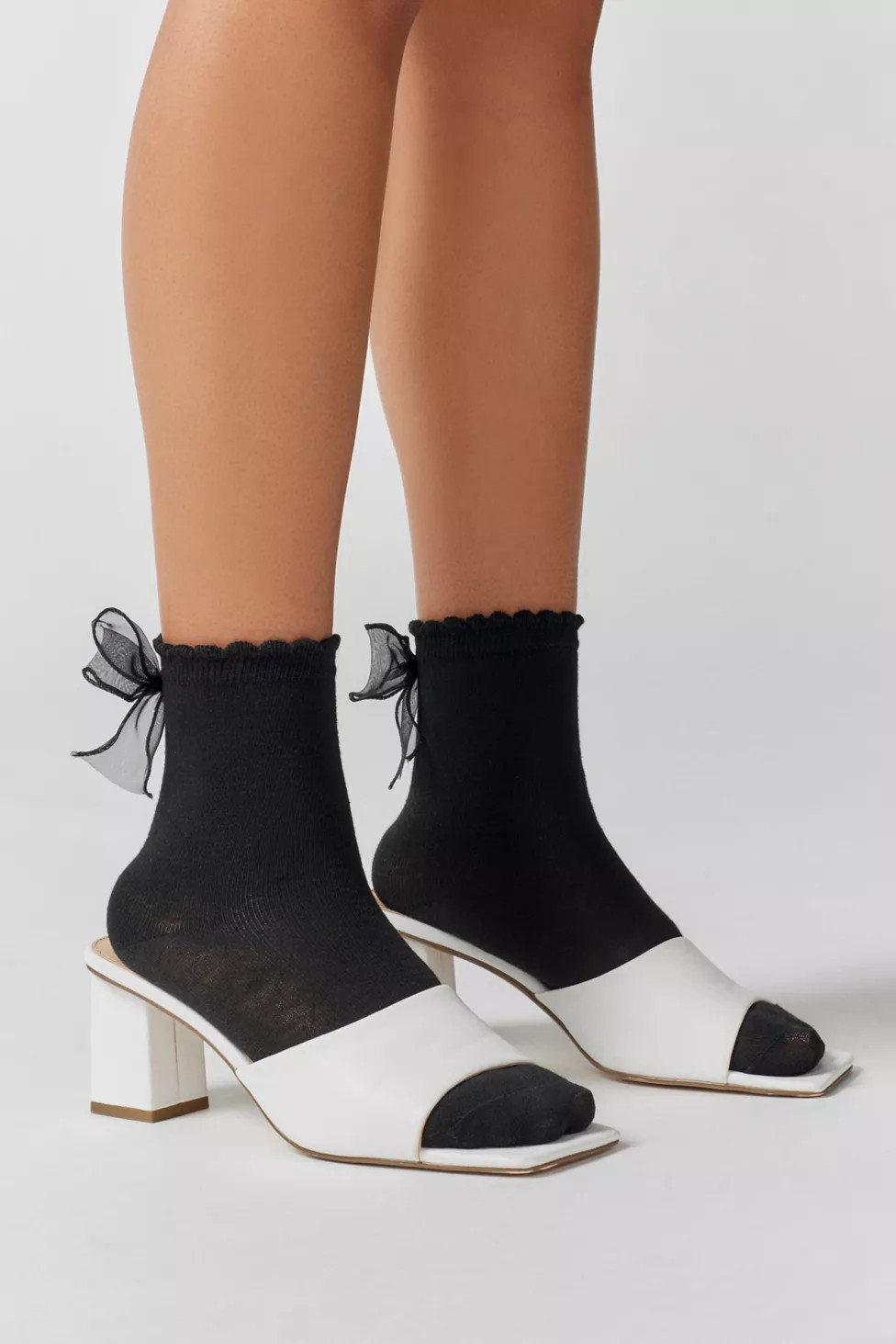 Big Bow Quarter Crew Sock | Urban Outfitters (US and RoW)