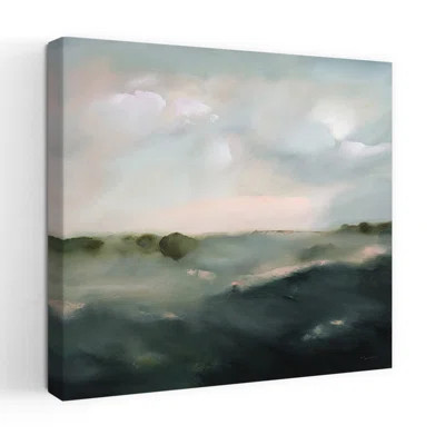 Contemporary Art Ethereal Abstract Contemporary Landscape Sunrise Art | Wayfair North America