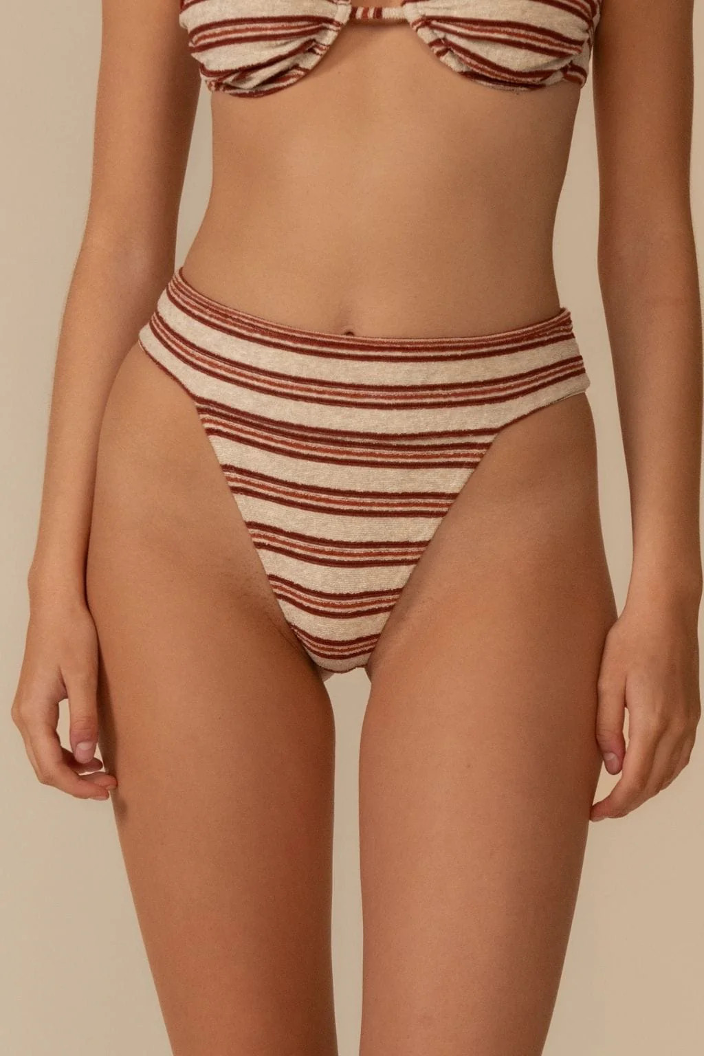Joan Stripe Tamarindo Bikini Bottom | Montce