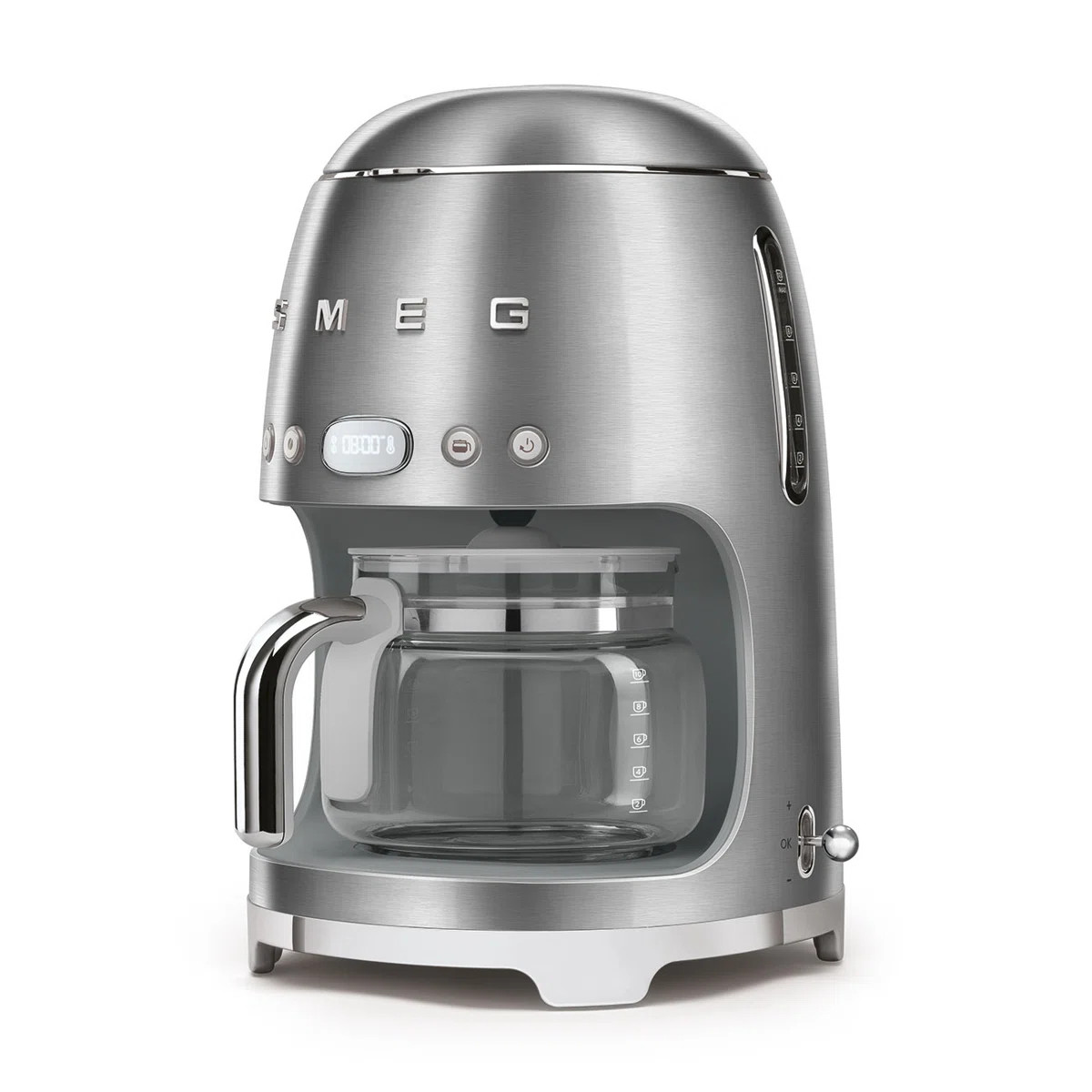 SMEG 50's Retro Style 10-Cup Drip Coffee Machine with Filter DCF02SSUS | Wayfair North America