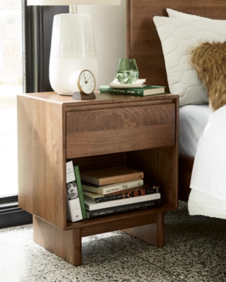 Isanti 22" 1 Drawer Charging Nightstand | Ashley Homestore
