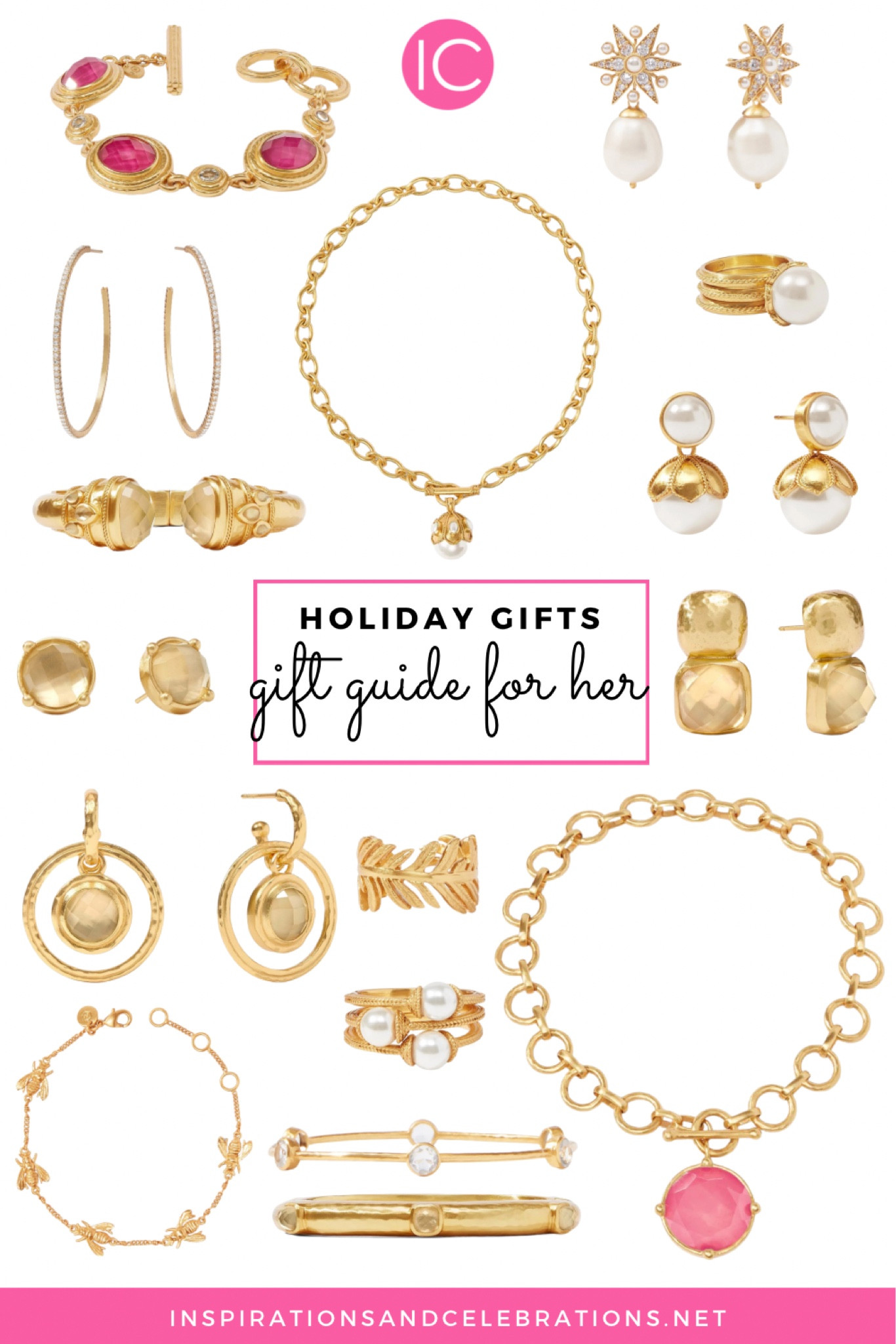 From glamorous earrings to chic necklaces, feminine bracelets, and timeless rings, these jewelry gifts are gorgeous pieces to give as holiday gifts for women this Christmas. #holidaygifts #giftideas #giftguides #giftsforher #Christmasgifts #jewelrygifts 

#LTKfindsunder100 #LTKGiftGuide #LTKHoliday