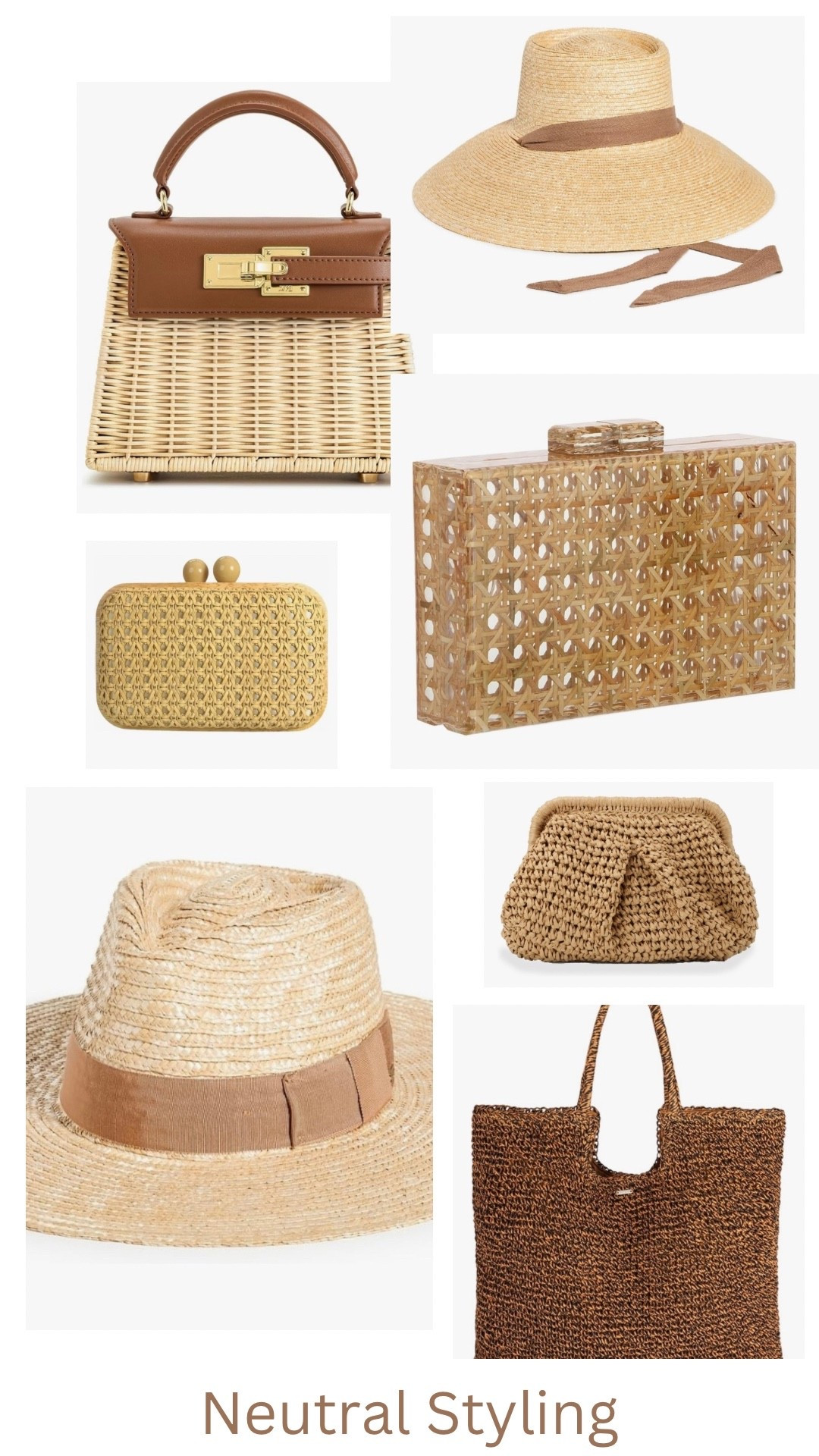 I love a good clutch for a night out and a beautiful straw hat for beach days! Accessorizing with neutrals allows you to have some fun with your outfits. Happy shopping!

#LTKOver40 #LTKSeasonal #LTKTravel