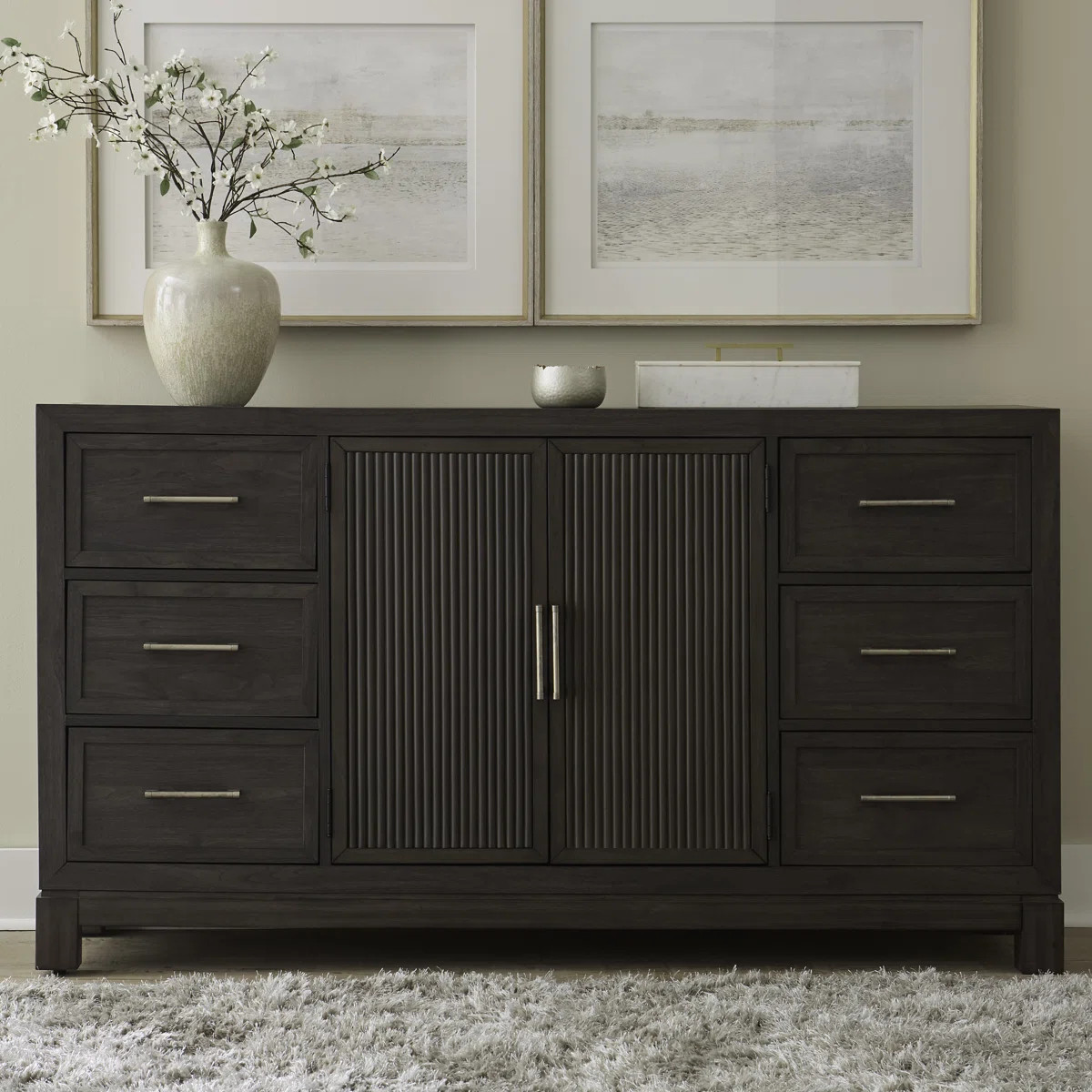 Keniston 2 Door 6 Drawer Dresser | Wayfair North America