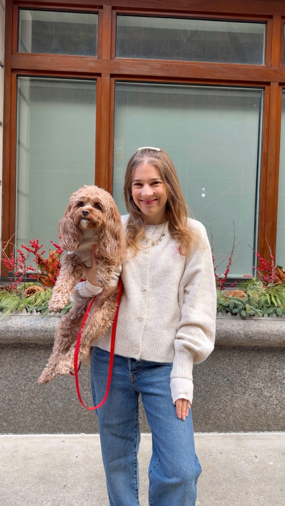 Matching dog and owner sweaters from LoveShackFancy x PINK collab 

#LTKootd #LTKmomlife #LTKGiftGuide