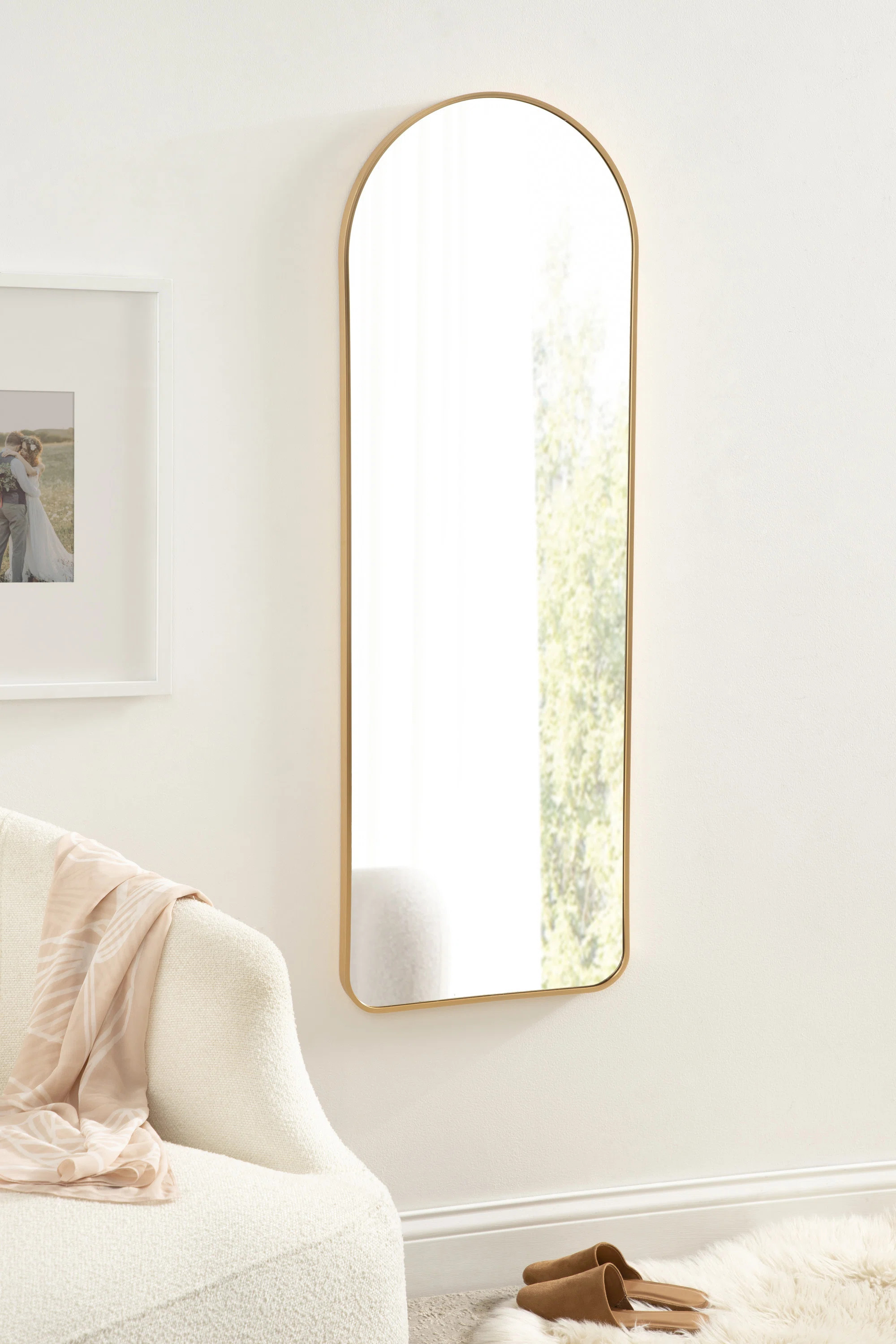 Anacleta Metal Arch Mirror | Wayfair North America