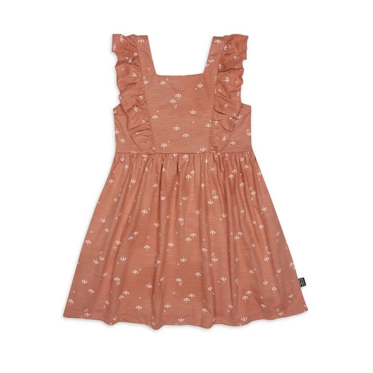 Modern Moments by Gerber Toddler Girl Ruffle Dress, Sizes 12M-5T | Walmart (US)